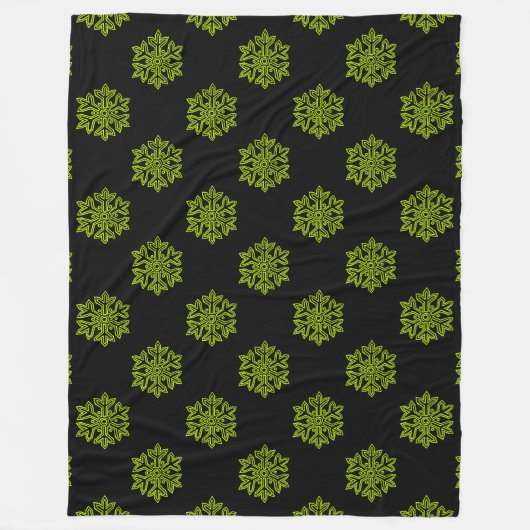 Einfach Weihnachtskollektion - Schneeflocke Fleecedecke (Vorderseite)