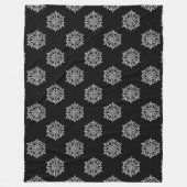 Einfach Weihnachtskollektion - Schneeflocke Fleecedecke (Vorderseite)