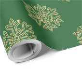 Einfach Weihnachtskollektion - Schneeflocke Geschenkpapier (Rolleneckpunkt)