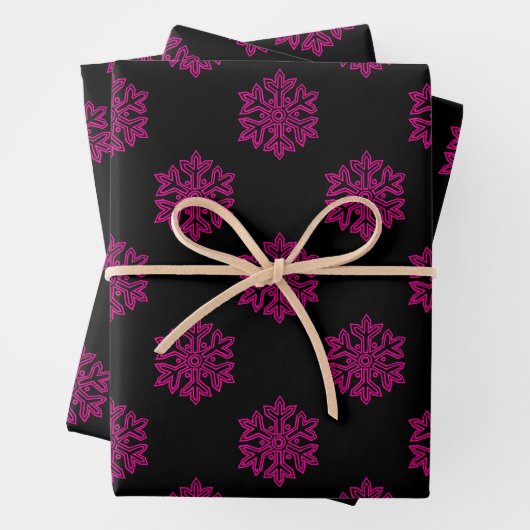 Einfach Weihnachtskollektion - Schneeflocke Geschenkpapier Set (Beispiel)