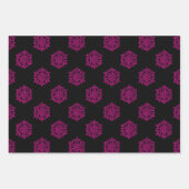 Einfach Weihnachtskollektion - Schneeflocke Geschenkpapier Set (Vorderseite)