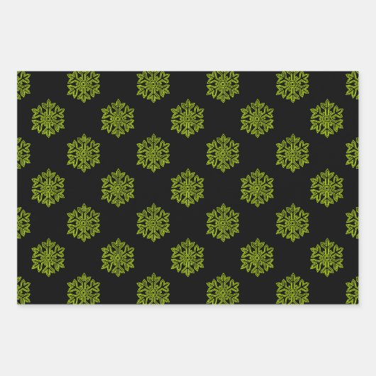 Einfach Weihnachtskollektion - Schneeflocke Geschenkpapier Set (Vorderseite 3)