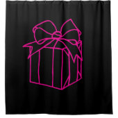 Einfach Weihnachtskollektion - vorhanden Duschvorhang (Vorderseite)