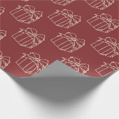 Einfach Weihnachtskollektion - vorhanden Geschenkpapier (Ecke)