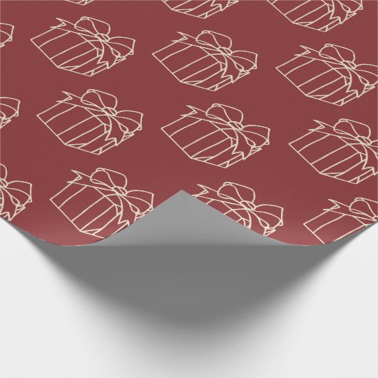 Einfach Weihnachtskollektion - vorhanden Geschenkpapier (Ecke)