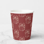 Einfach Weihnachtskollektion - vorhanden Pappbecher (Links)