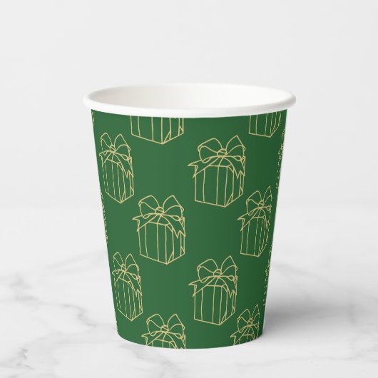 Einfach Weihnachtskollektion - vorhanden Pappbecher (Rückseite)