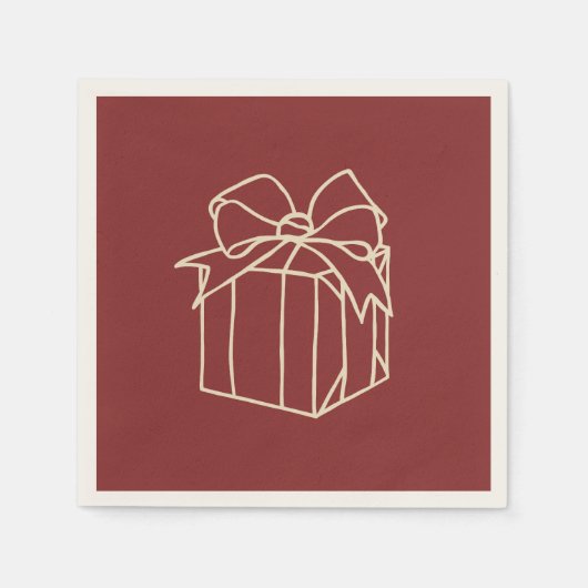 Einfach Weihnachtskollektion - vorhanden Serviette (Vorderseite)