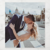 EINFACH! Weinflaschen Personalisiert - Bild hinzuf Weinetikett (Einzelnes Label)