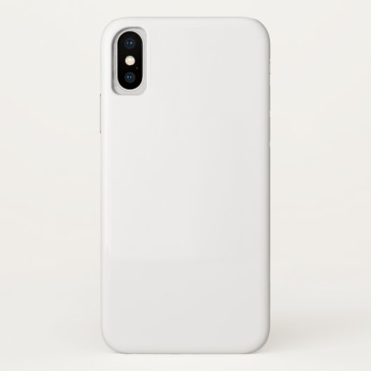 Einfach weiß Case-Mate iPhone hülle (Rückseite)
