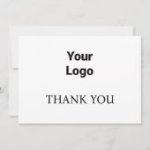 EINFACH WEISS DANKEN SIE KARTE (Vorderseite)