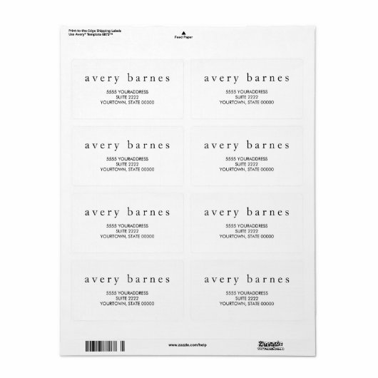 Einfach weiß kreativ Beruflich modern (Vorne)