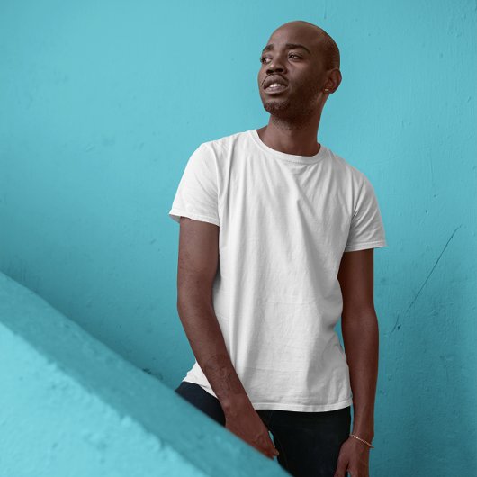 Einfach weiß T-Shirt