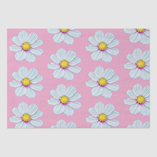 Einfach weiß und rosa gestrichen seidenpapier (Vorderseite)