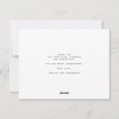 Einfach weißer Doppelrahmen dank Fotokarte Feiertagskarte (Rückseite)