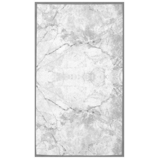 Einfach weißer und grauer Marmor | Tischdecke (Vorderseite)