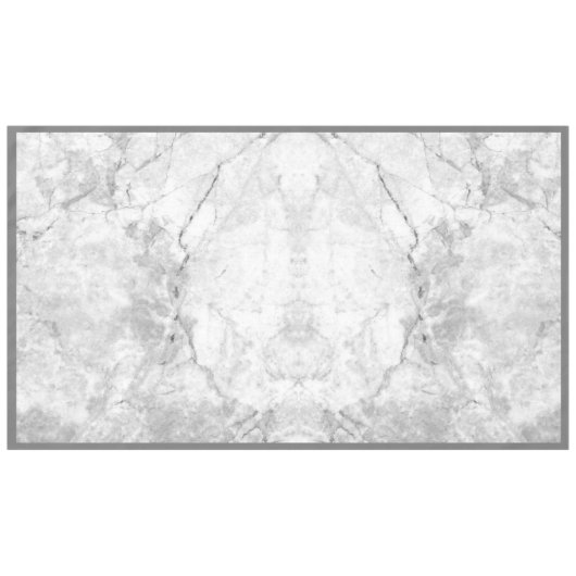 Einfach weißer und grauer Marmor | Tischdecke (Vorderseite (Horizontal))