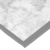 Einfach weißer und grauer Marmor | Tischdecke (Schrägansicht)