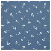 Einfach weißes Blumenmuster Stoff (Muster)