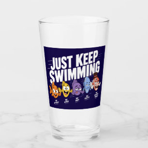 Einfach Weiter Schwimmen Fisch Crew Glas