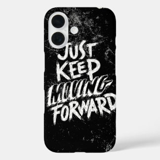 Einfach weiter vorwärts, motivierendes Case! iPhone 16 Hülle