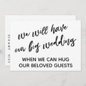 Einfach, wenn wir Sie umarmen können Einladung (Vorne/Hinten)