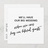 Einfach, wenn wir Sie umarmen können Einladung (Vorne/Hinten)