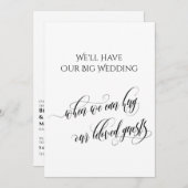 Einfach, wenn wir Sie umarmen können Einladung (Vorne/Hinten)