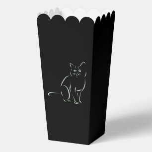 Einfach White Kitty Cat Geschenkschachtel