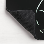Einfach White Kitty Cat Mousepad (Ecke)