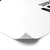 Einfach Wie viele Kisses Brautparty Game Poster (Ecke)