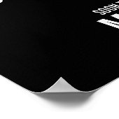 Einfach Wie viele Kisses Brautparty Game Poster (Ecke)