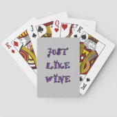 EINFACH WIE WEIN spielen Karten Spielkarten (Rückseite)