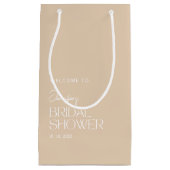 Einfach Willkommen/Danke Brautparty Kleine Geschenktüte (Vorderseite)