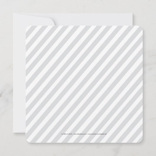 Einfach Willkommen | Kinderankündigung Ankündigung (Rückseite)