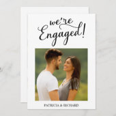 Einfach: Wir sind Verlobte Verlobung Ankündigung F (Vorne/Hinten)