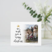 Einfach, wir wünschen Ihnen frohe Weihnachten | FO (Stehend Vorderseite)