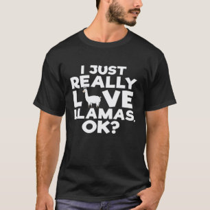 Einfach Wirklich Liebe Lamas Tier Premium T-Shirt