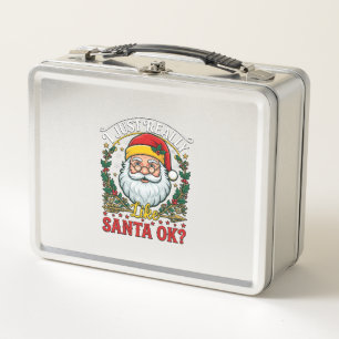 Einfach Wirklich Wie Santa Ok Weihnachten Claus St Metall Brotdose