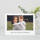 Einfach wirst du meine Foto-Karte für das Blumenmä (Stehend Vorderseite)