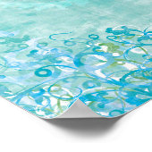 Einfach wunderschön floral poster (Ecke)