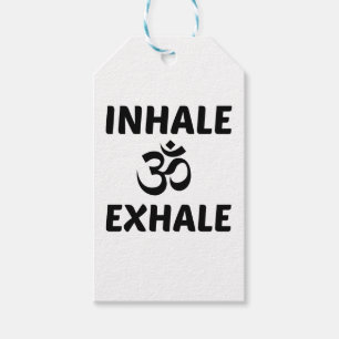 Einfach Yoga Ohm Geschenkanhänger