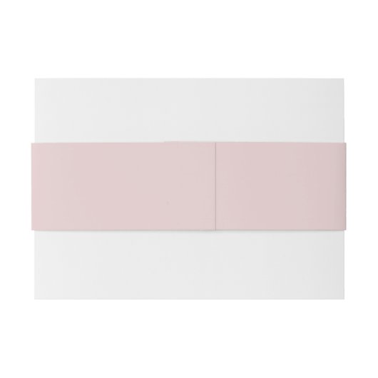 Einfach zarter rosa Nachname Einladungsbanderole (Rückseitenbeispiel)