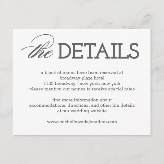 Einfach zeitlos EDITABLE COLOR-Umschließkarte Begleitkarte (Vorderseite)