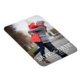 Einfach Zeitlos EDITIERBARE FARBE Save The Date Magnet (Rechte Seite)