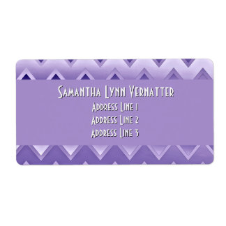 Einfach ZigZag - Lila