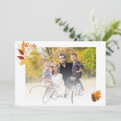 *Einfach zu bearbeiten* | Dankbare Urlaubskarte Einladung (Stehend Vorderseite)