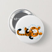 Einfach zu bedienendes Niedliches Cartoon Tiger Bu Button (Vorne & Hinten)