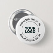 Einfach zu ersetzen mit Ihrem Logo oder Bild Button (Vorne & Hinten)