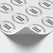 Einfach zu ersetzen mit Ihrem Logo oder Bild  Geschenkpapier (Ecke)